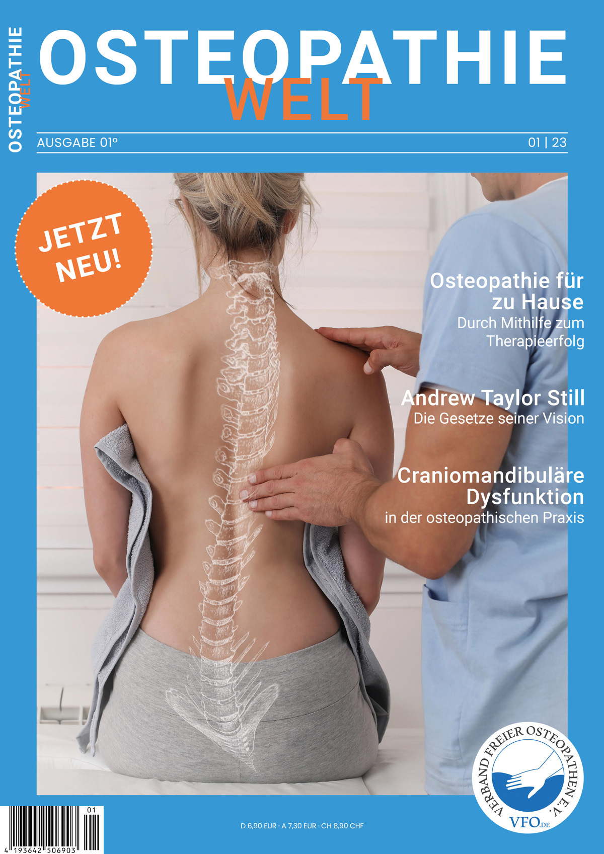 1. Ausgabe der Osteopathie Welt / September 2023